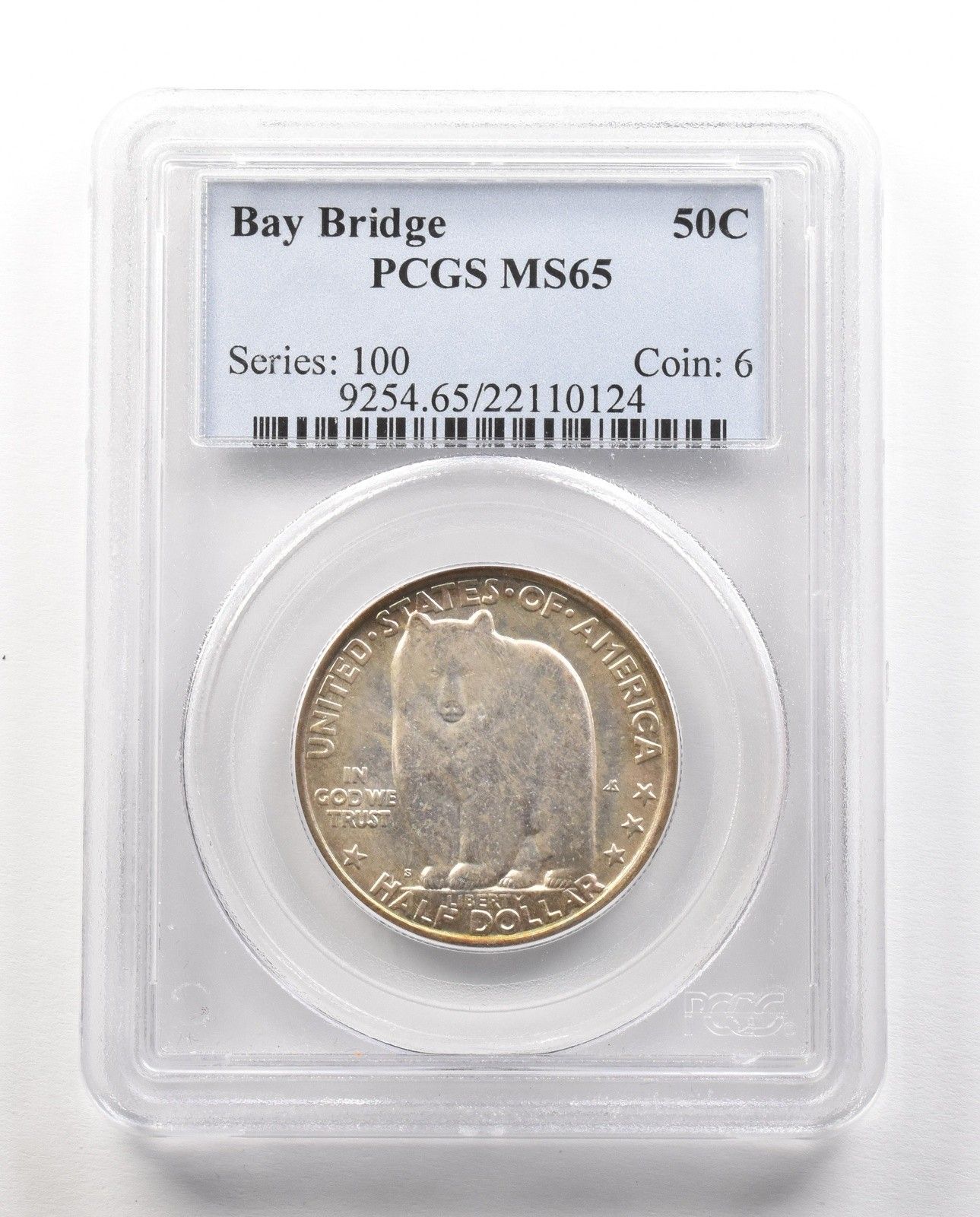1936年ベイブリッジ記念ハーフドル MS65 PCGS *4841 - メルカリ