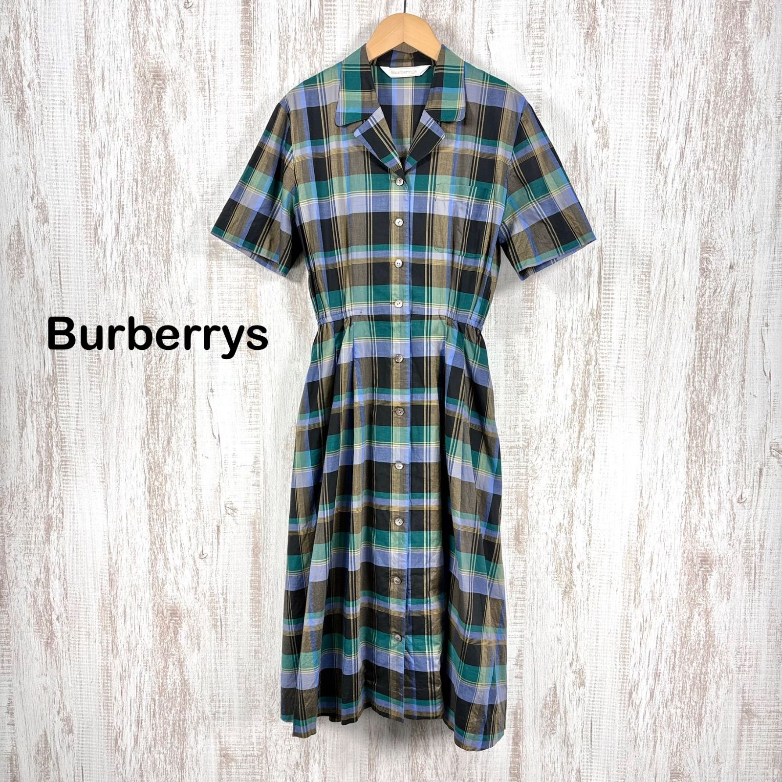 90s Burberrys ヴィンテージ バーバリーズ チェック 総柄 Aライン 
