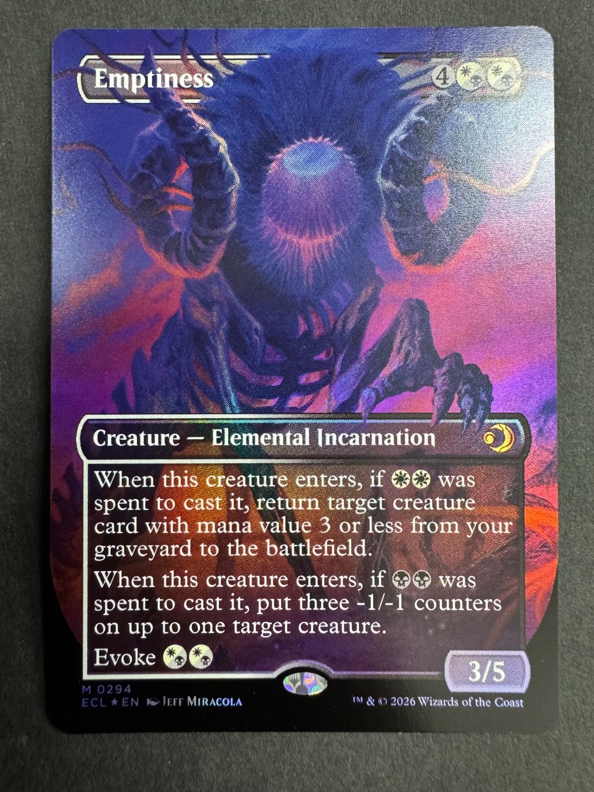 MTG 空虚 英語 foil ボーダーレス ECL ローウィンの昏明 - メルカリ