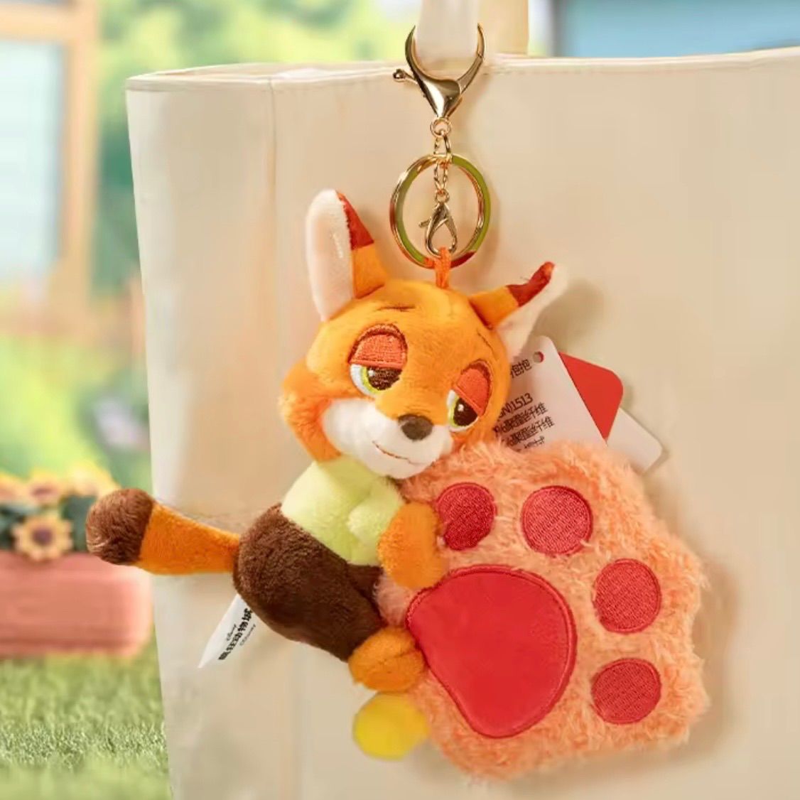 大人気❣️Disney ズートピア ニックワイルド 肉球ぬいぐるみ かわいい