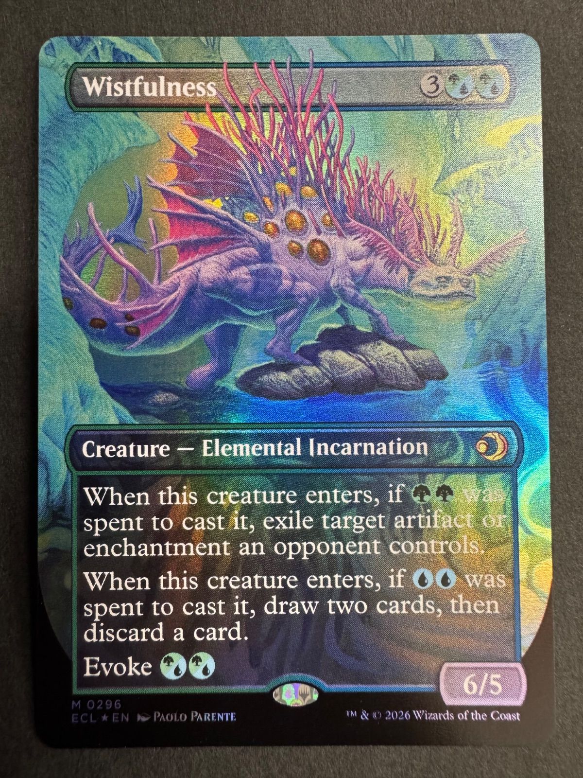 MTG 幽愁 英語 foil ボーダーレス ECL ローウィンの昏明