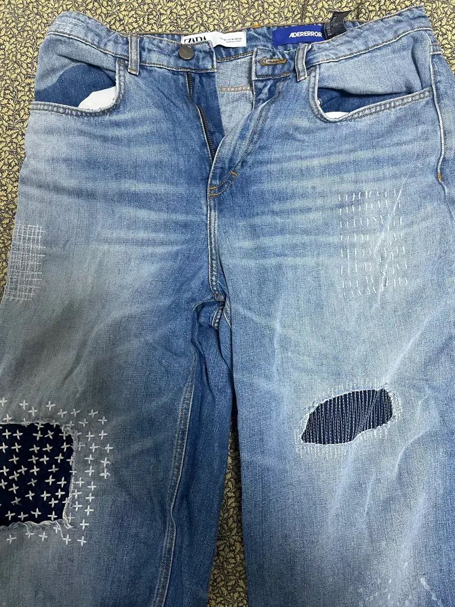 ADER ERROR x ZARA パッチワーク デニムパンツ サイズ 42 - メルカリ