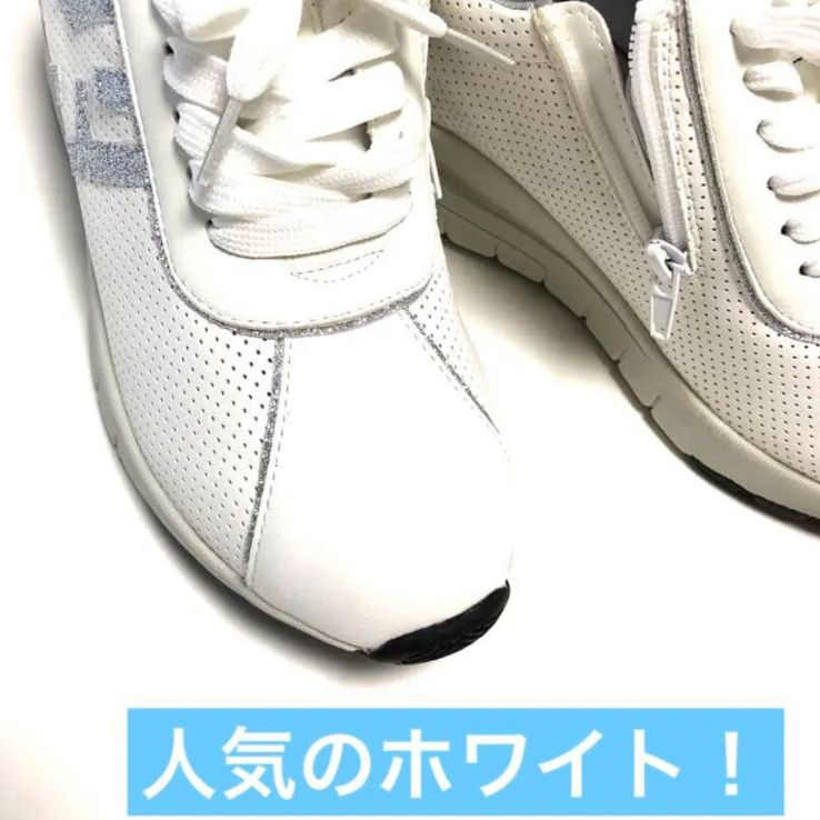 ひろこ 新品 ヒロココシノ スニーカー 23㎝ - メルカリ