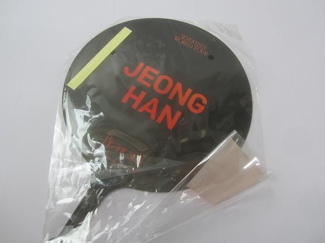 韓流 SEVENTEEN ジョンハン WORLD TOUR BE THE SUN うちわ 中古品