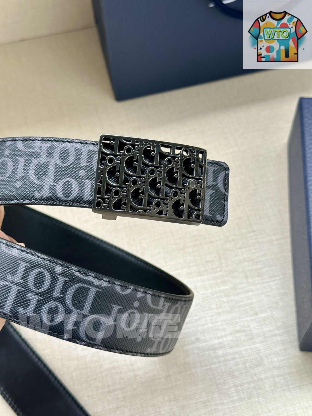 今日特価】Dior ディオール 35mm 両面ベルト - メルカリ