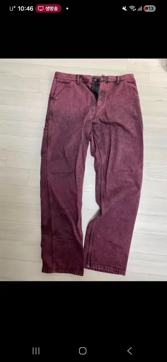 Carhartt WIP ワークパンツ　ラベンダー 34x32 カーハート Carhartt WIP シングルニー Single Knee