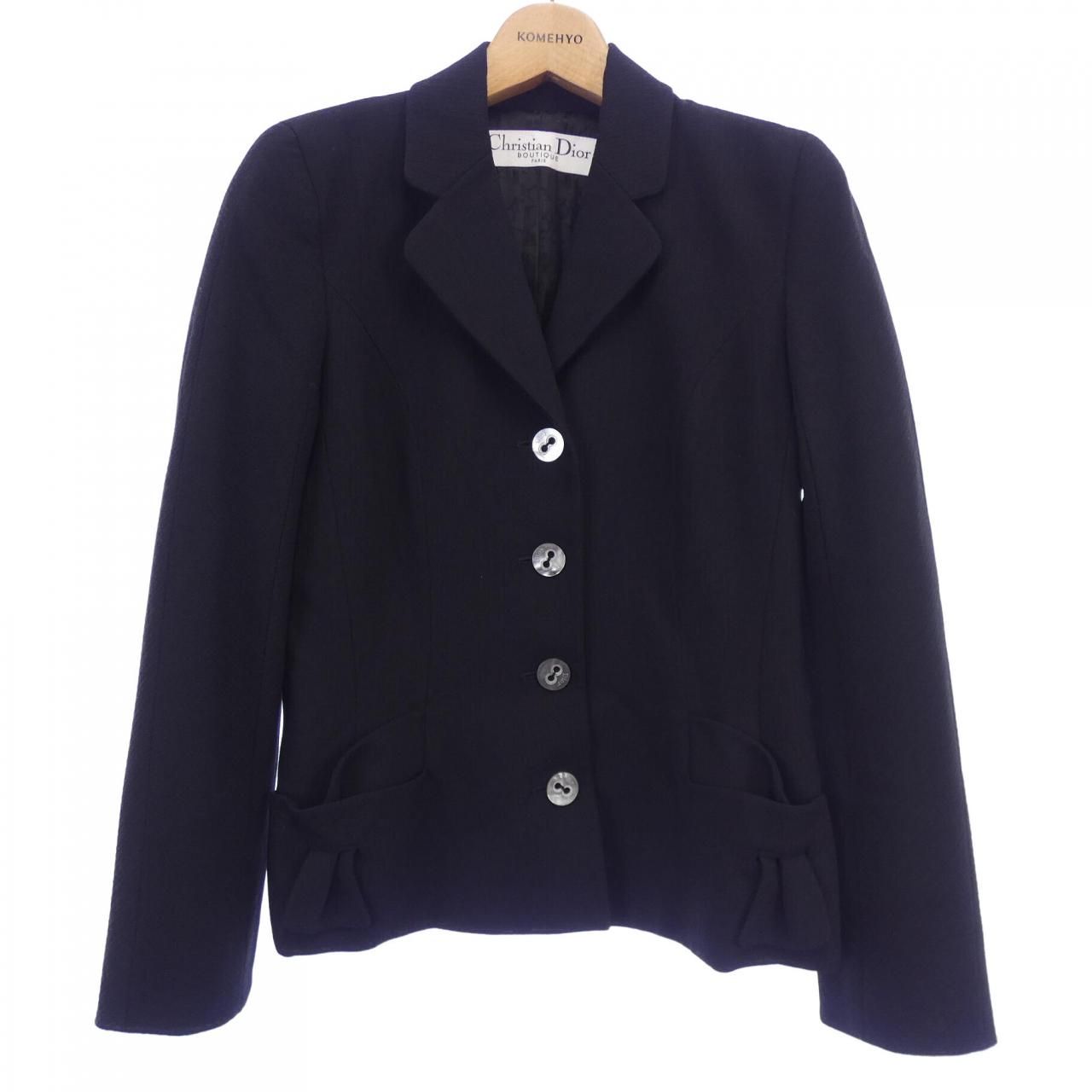 Christian Dior クリスチャンディオール　ジャケット　 11　 黒 ヴィンテージ】クリスチャンディオール CHRISTIAN DIOR 6P12022011