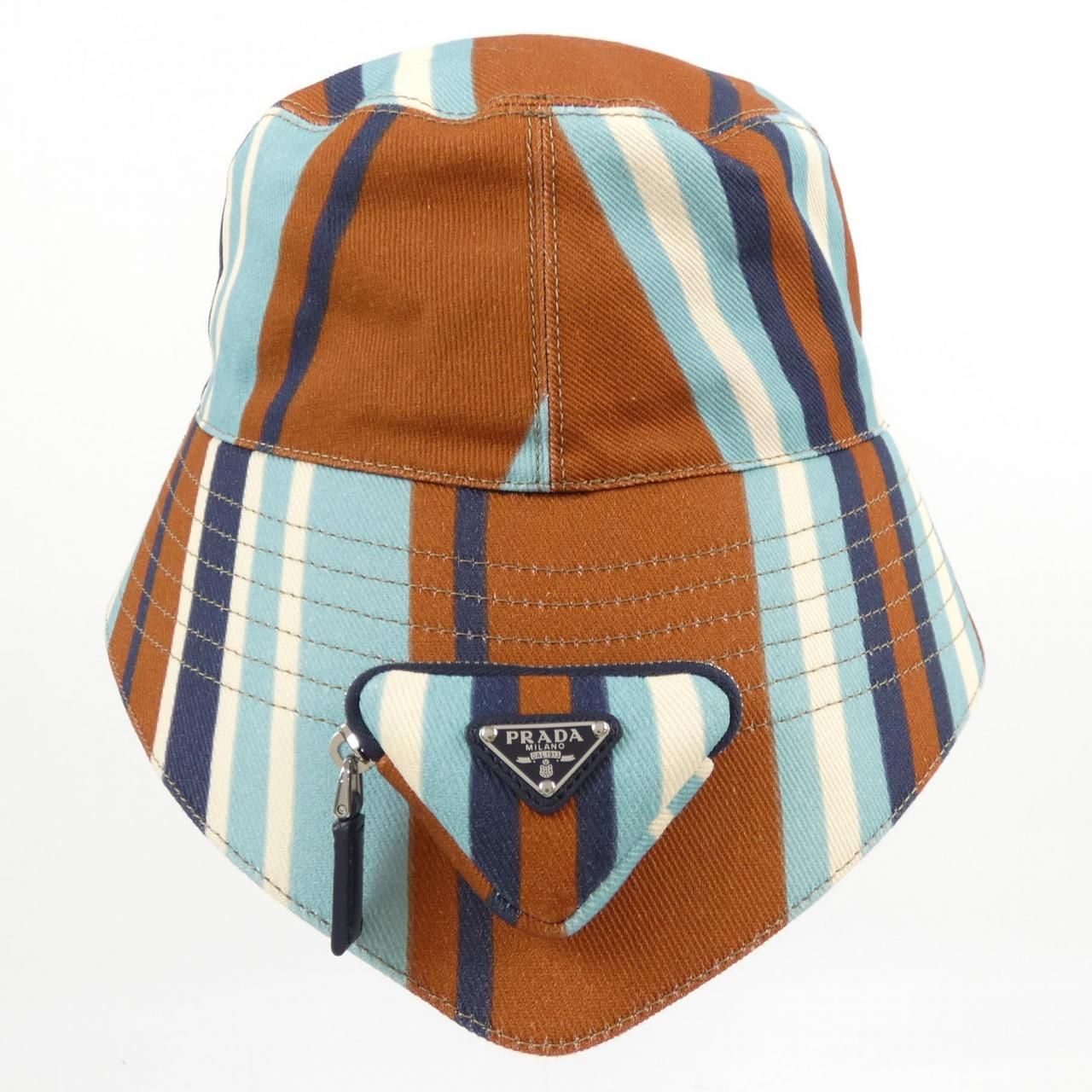 プラダ PRADA トライアングルロゴ 2HC282 2DZA ハット - メルカリ