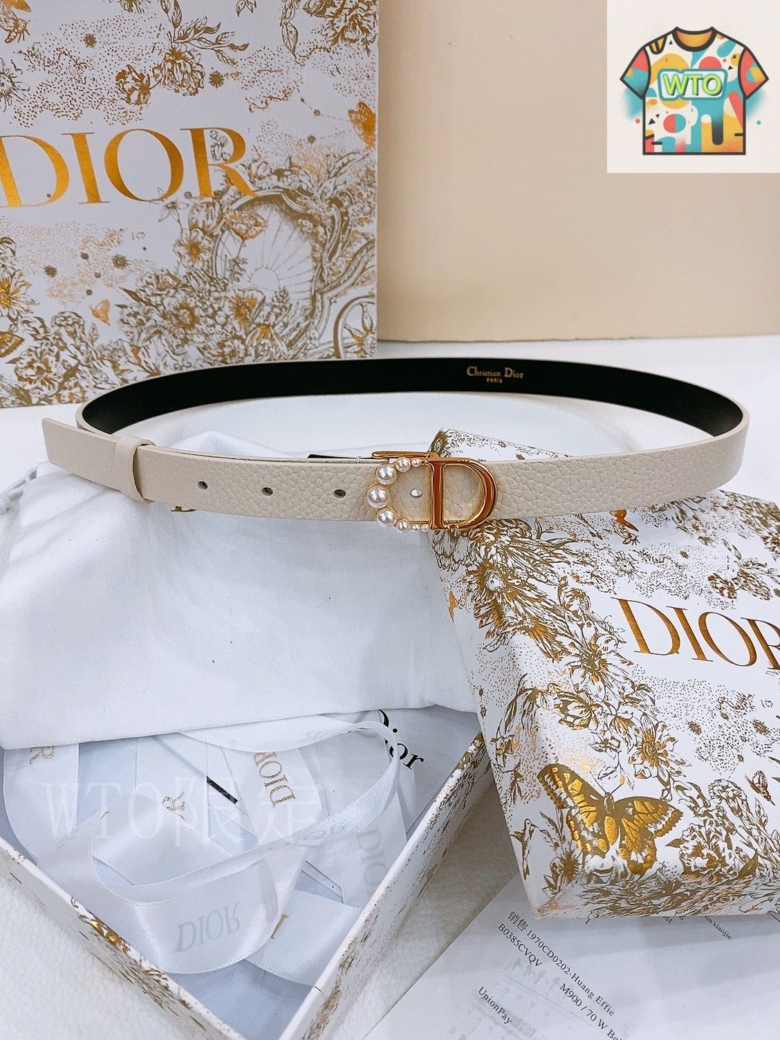 今日特価】Dior Saddle Belt ダブルフェイスレザーベルト - メルカリ