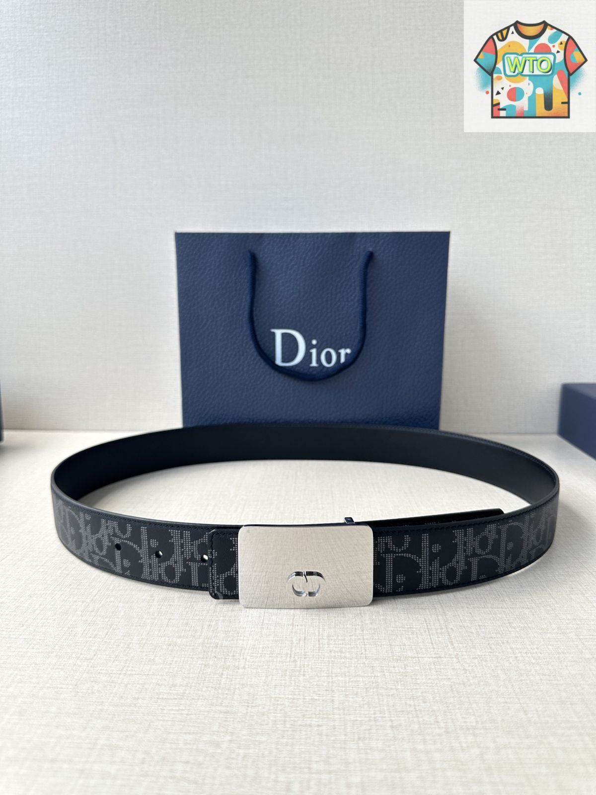 今日特価】Dior CD Icon メタルベルトバックル - メルカリ
