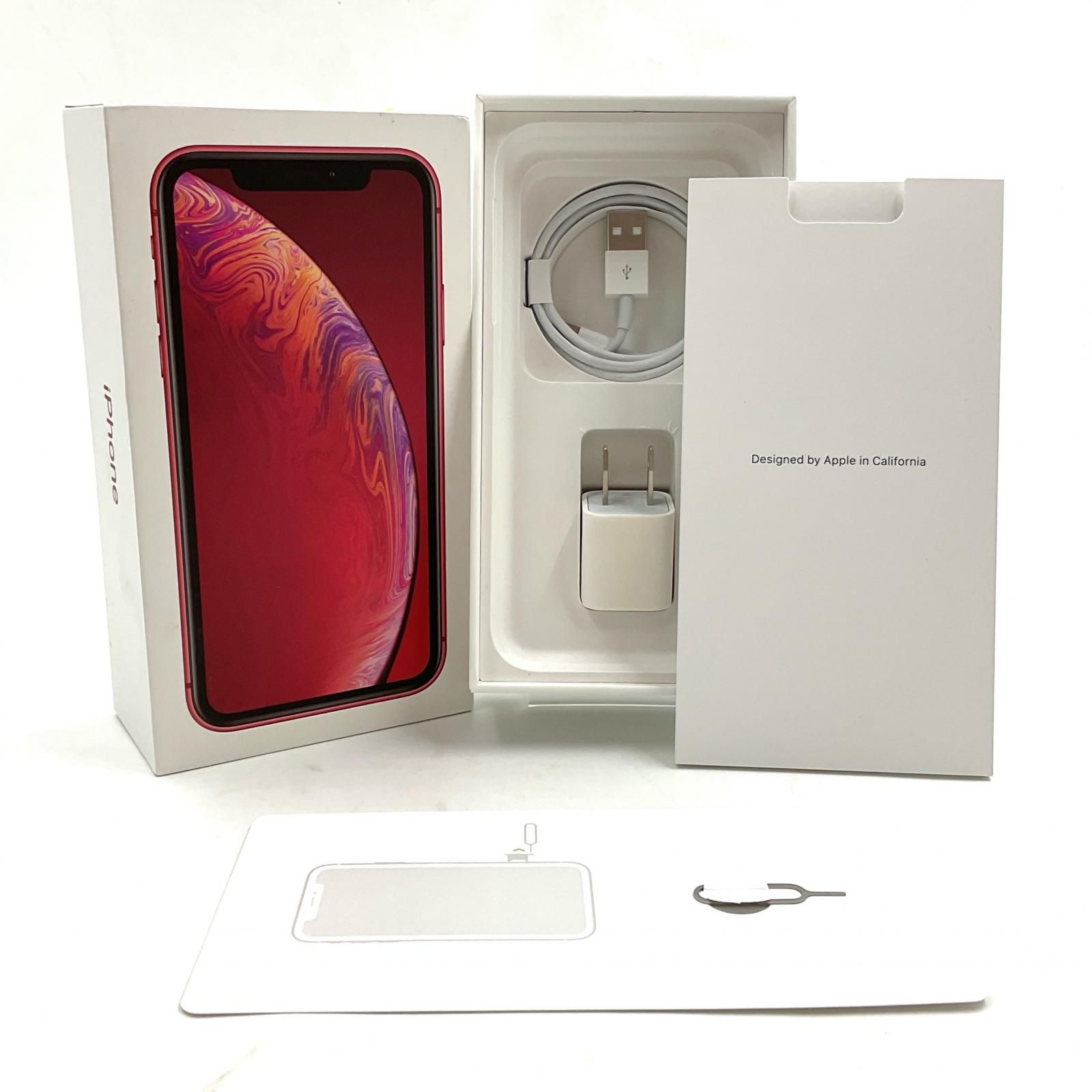 iPhone XR 64GB (PRODUCT)RED SIMフリー 80%【最速発送】【難有
