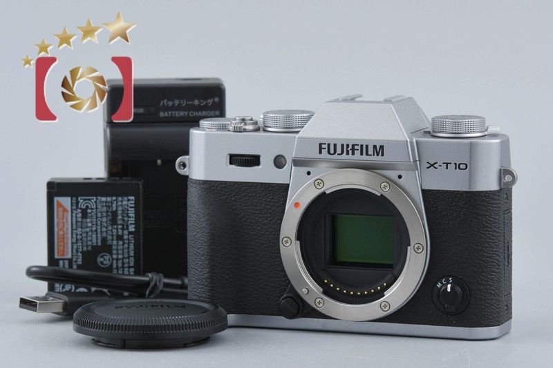 FUJIFILM 富士フィルム 【中古】FUJIFILM 富士フイルム X-T10 シルバー