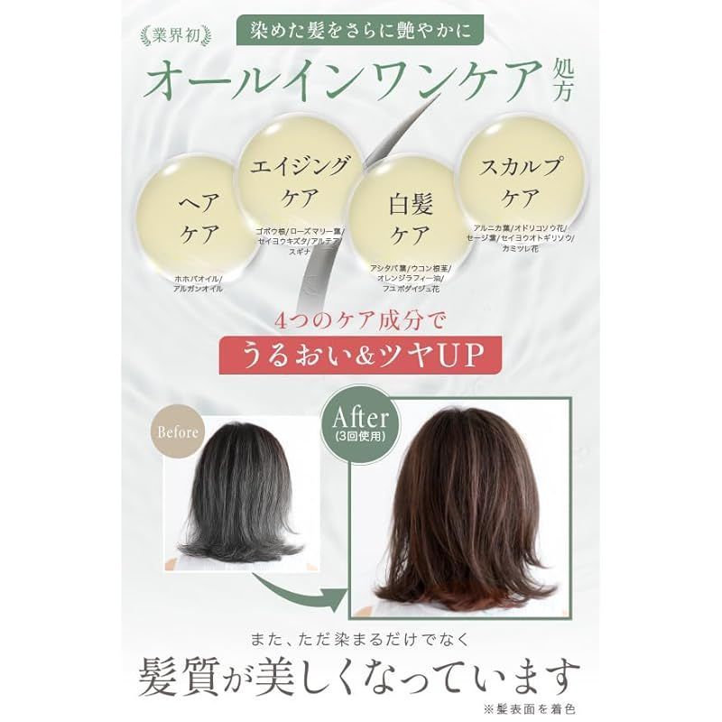 ツヤ髪になれる白髪ケア】 マイナチュレ カラートリートメント ダーク