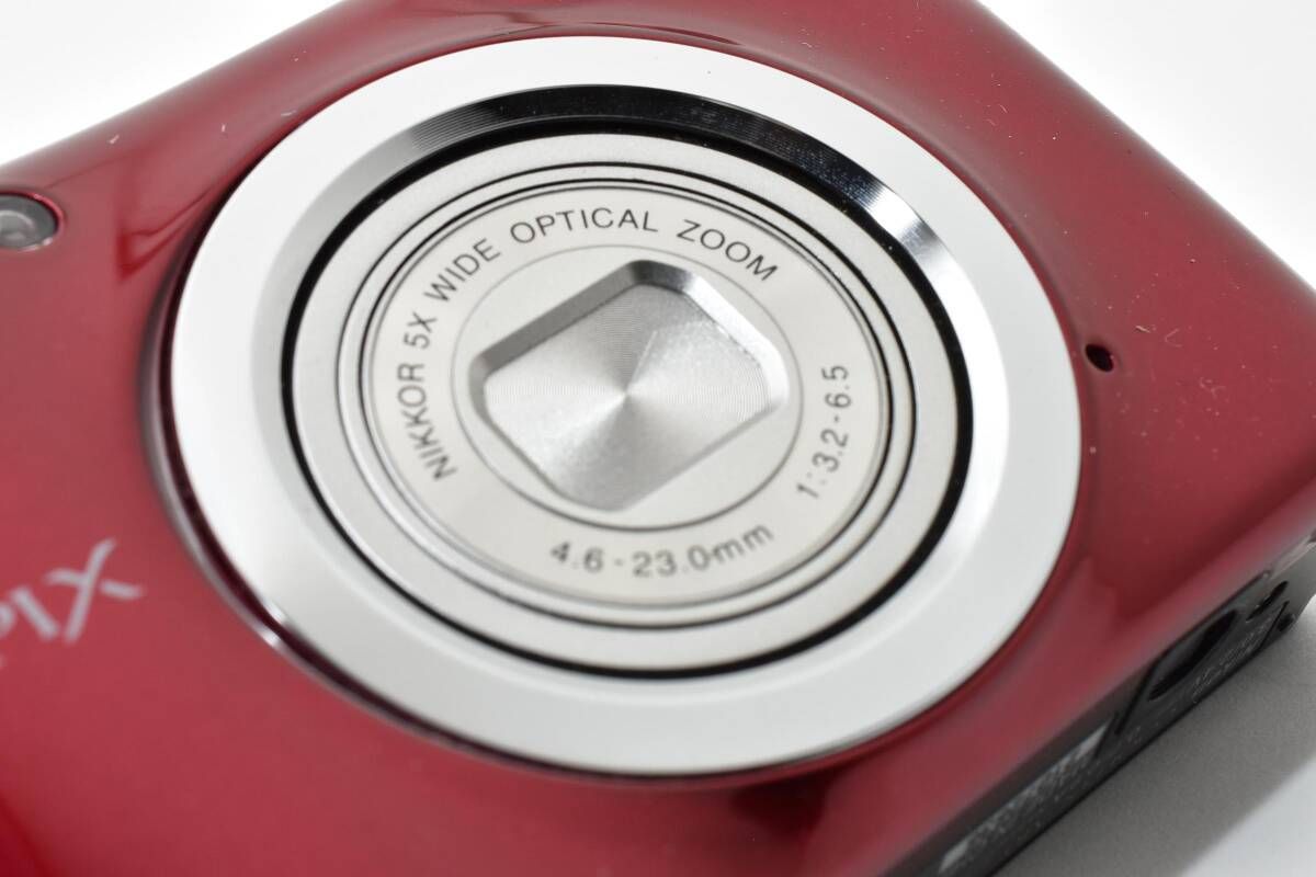☆美品☆ニコン Nikon COOLPIX A10 レッド 元箱付き☆ Y775 #4079