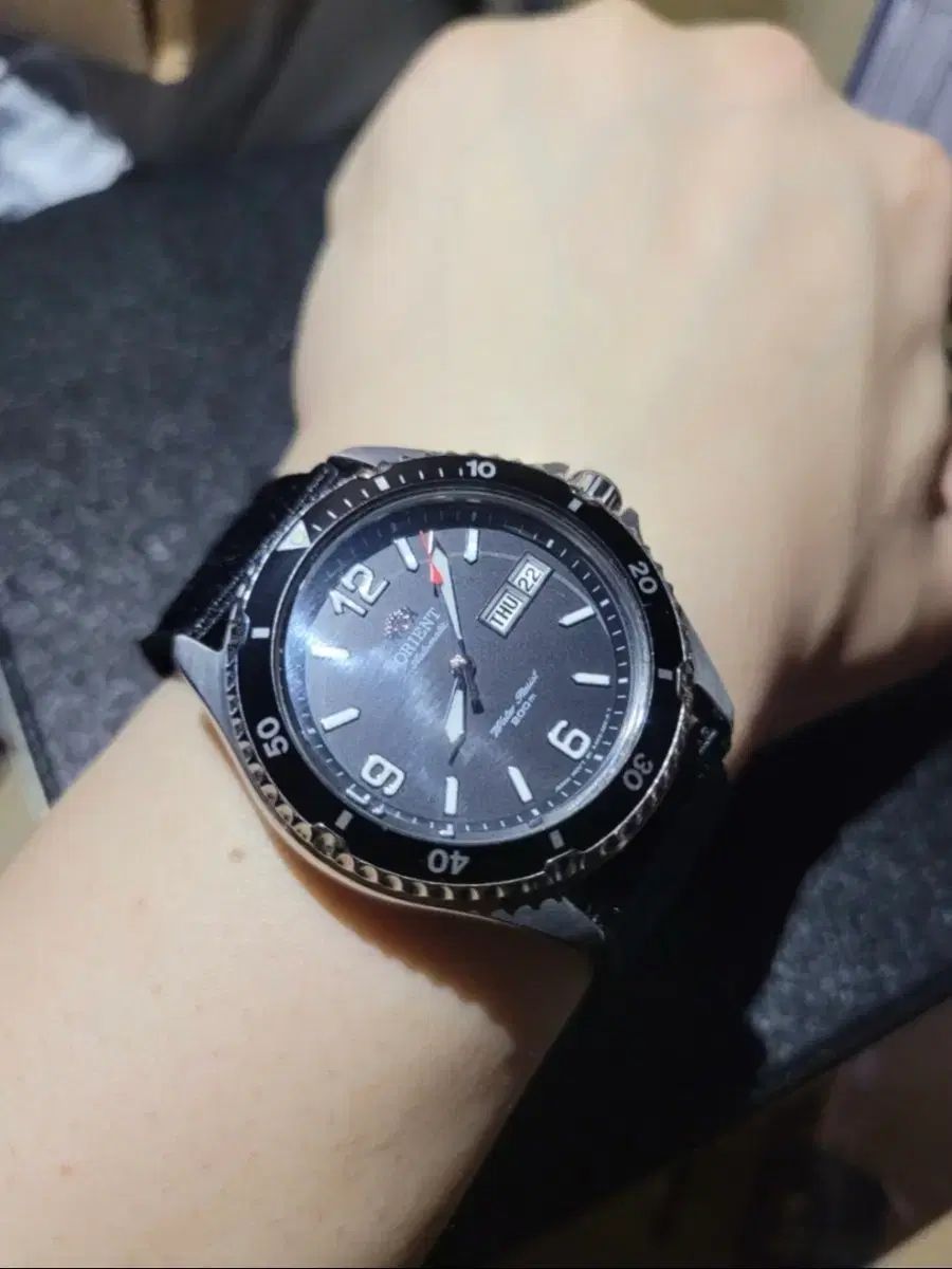 正規品 無傷 超 S 級 オリエント 200m防水 オートマチック ダイバーウォッチ