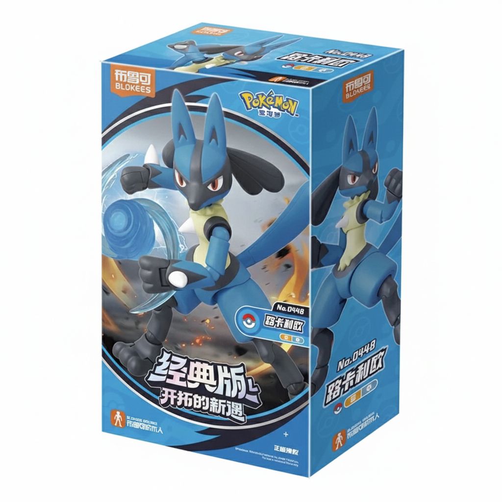 ポケモン ルカリオ アクションフィギュア BLOKEES 海外限定