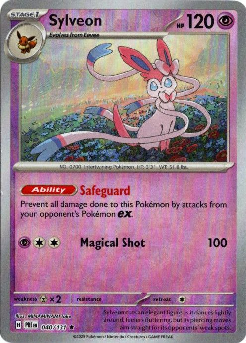 ニンフィア 海外版 英語版 モンスターボールミラー Sylveon - 040/131