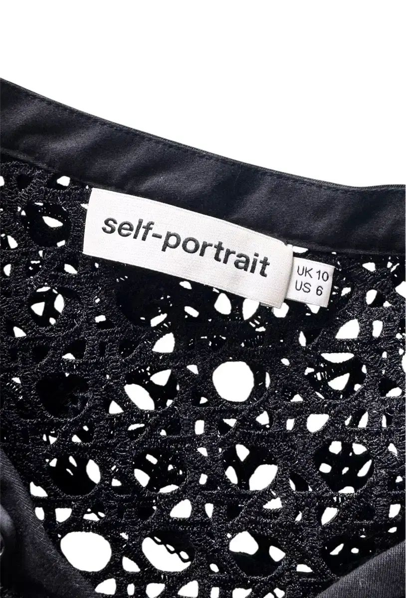 SELF PORTRAIT セルフ・ポートレイト ブラック レース ONE PIECE US6