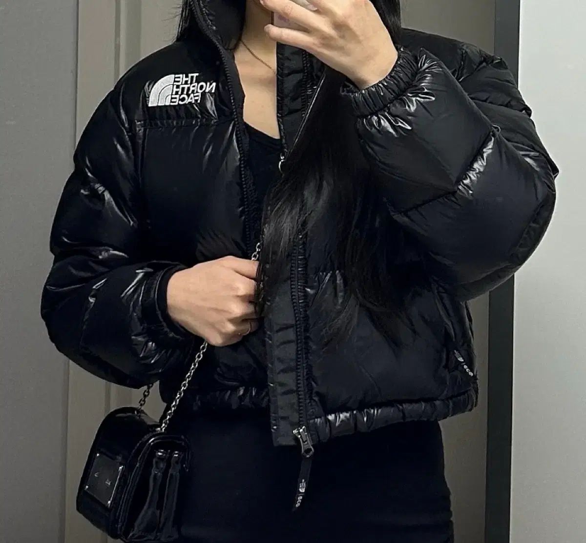 THE NORTH FACE ザノースフェイス ヌプシ ショートダウン ブラック 