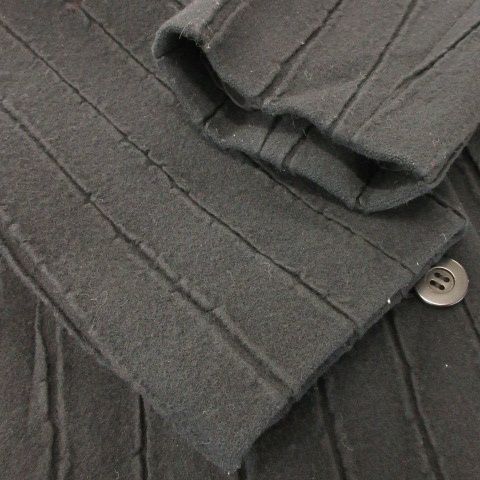 レリアン Leilian Pコート ピーコート ミドル丈 ウール 縮絨生地