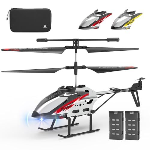 DEERC ヘリコプター ラジコン 飛行機 おもちゃ 室内 子供 初心者向け 収納ケース付き シェル 付き バッテリー 飛行時間24分 高度維持 ワンキー離陸 着陸 緊急停止 認証済み 入園 こどもの日 プレゼント 男の子 9 c 8 dd 51 e