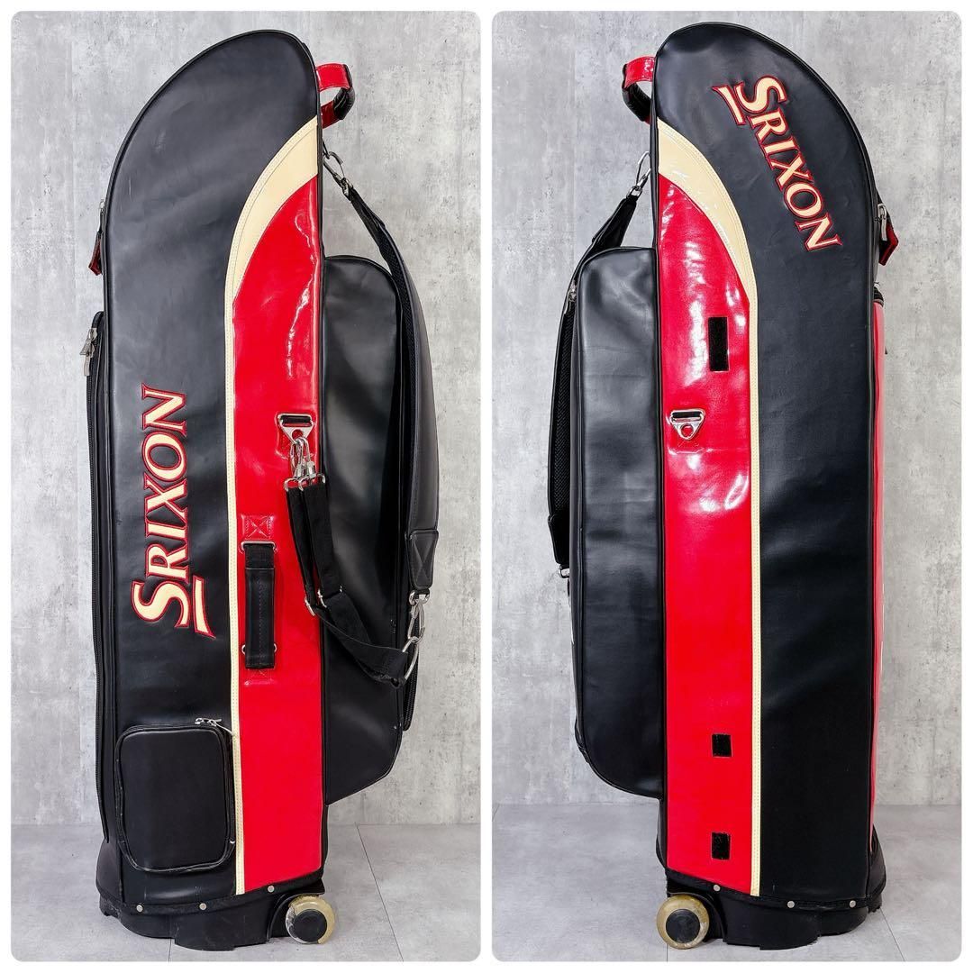 V857 激レア！スリクソン キャディバッグ ゴルフバッグ キャリー