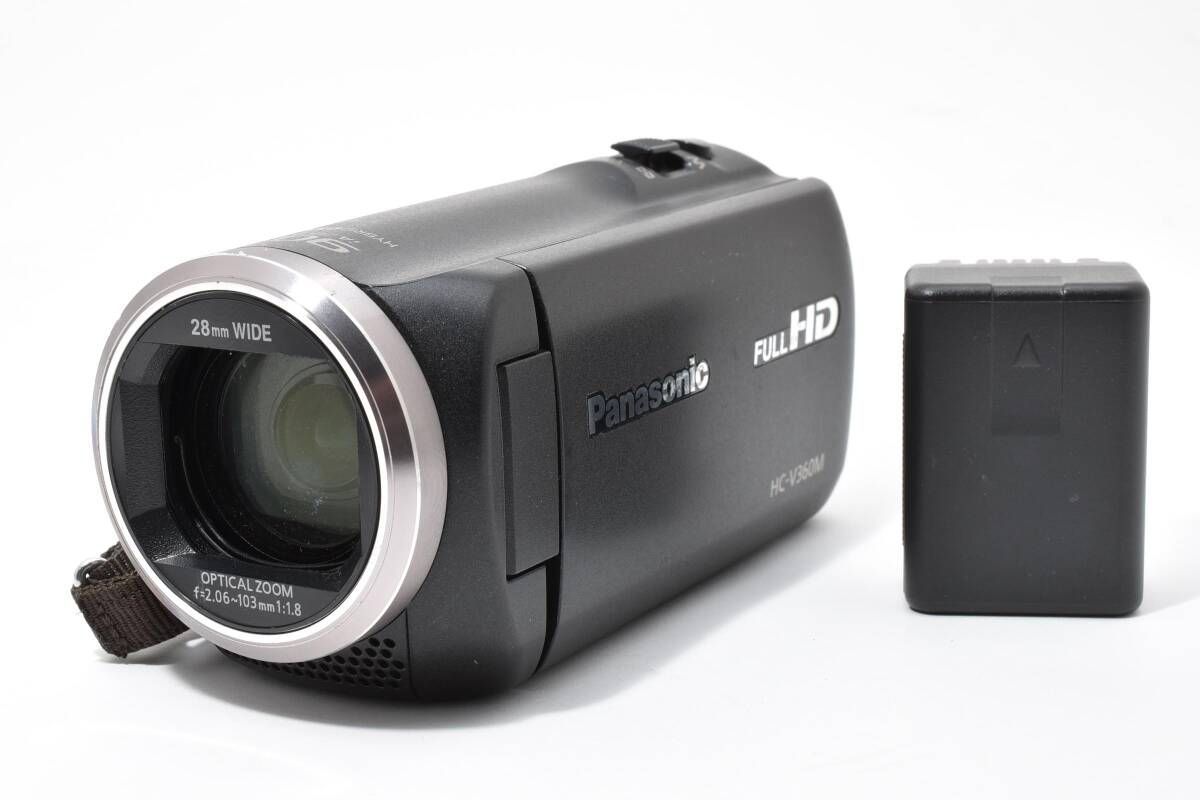 パナソニック Panasonic HC-V360M 公式通販 ビデオカメラ ブラック