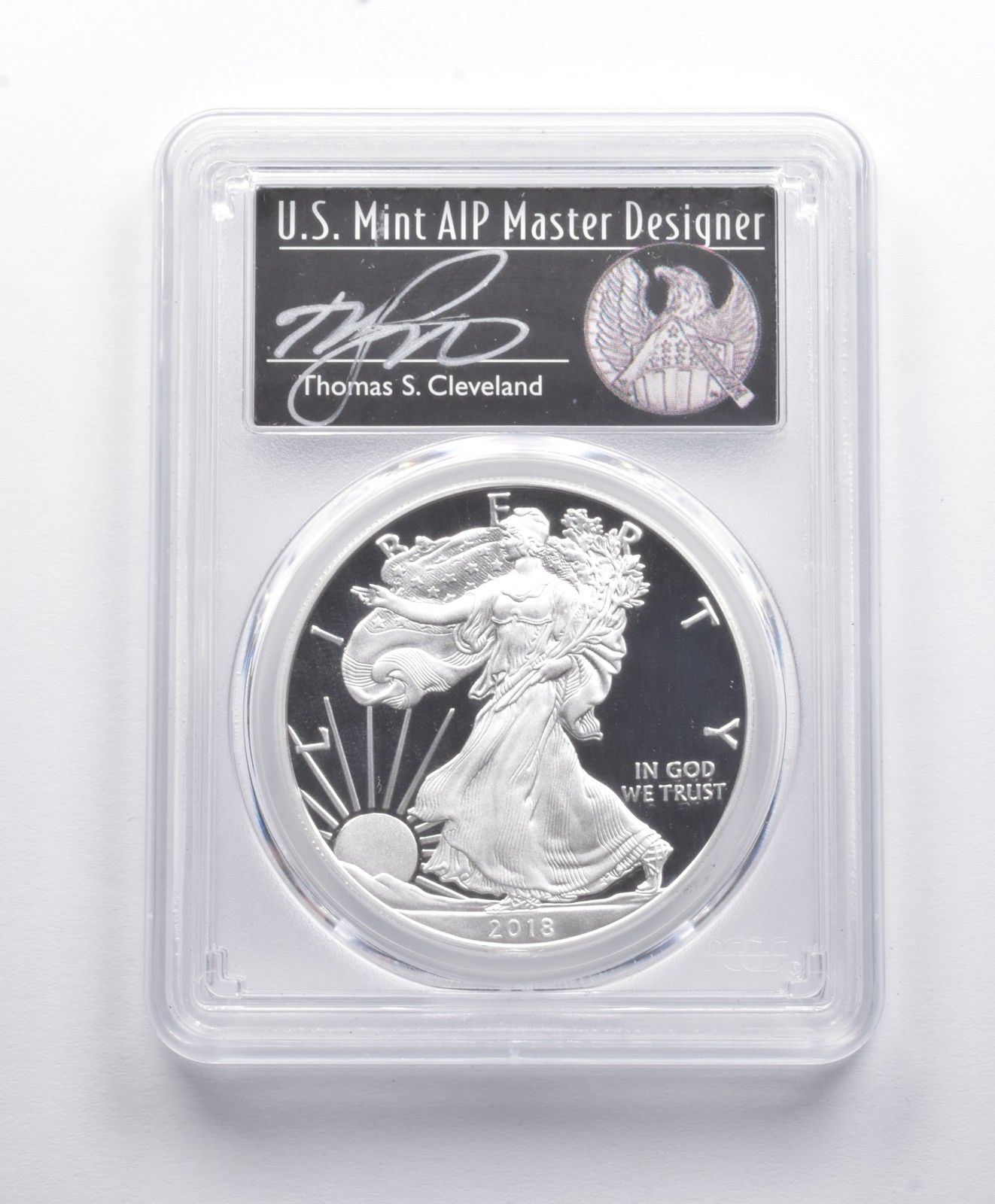 PR70DCAM 2018-S アメリカン シルバー イーグル FS サイン入り