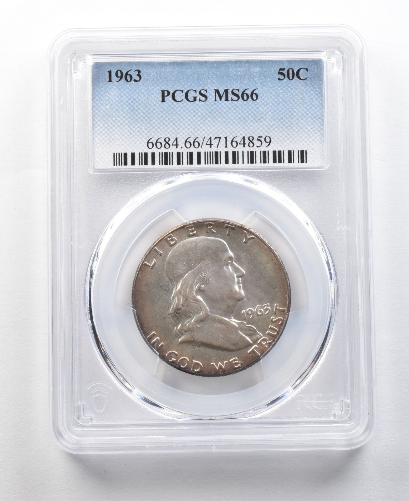 1963年 アメリカ フランクリン ハーフダラー銀貨 NGC PF66 1963年 フランクリン ハーフダラー MS66 PCGS *0353 - メルカリ