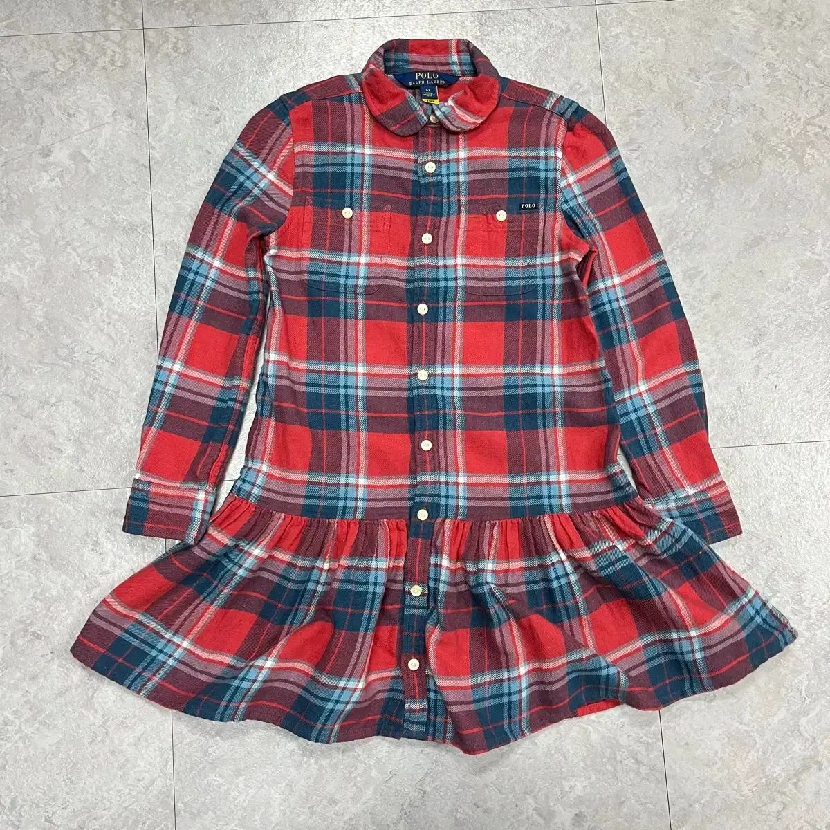 6x ラルフローレン Polo Kids(ポロキッズ) チェック ONE PIECE - メルカリ