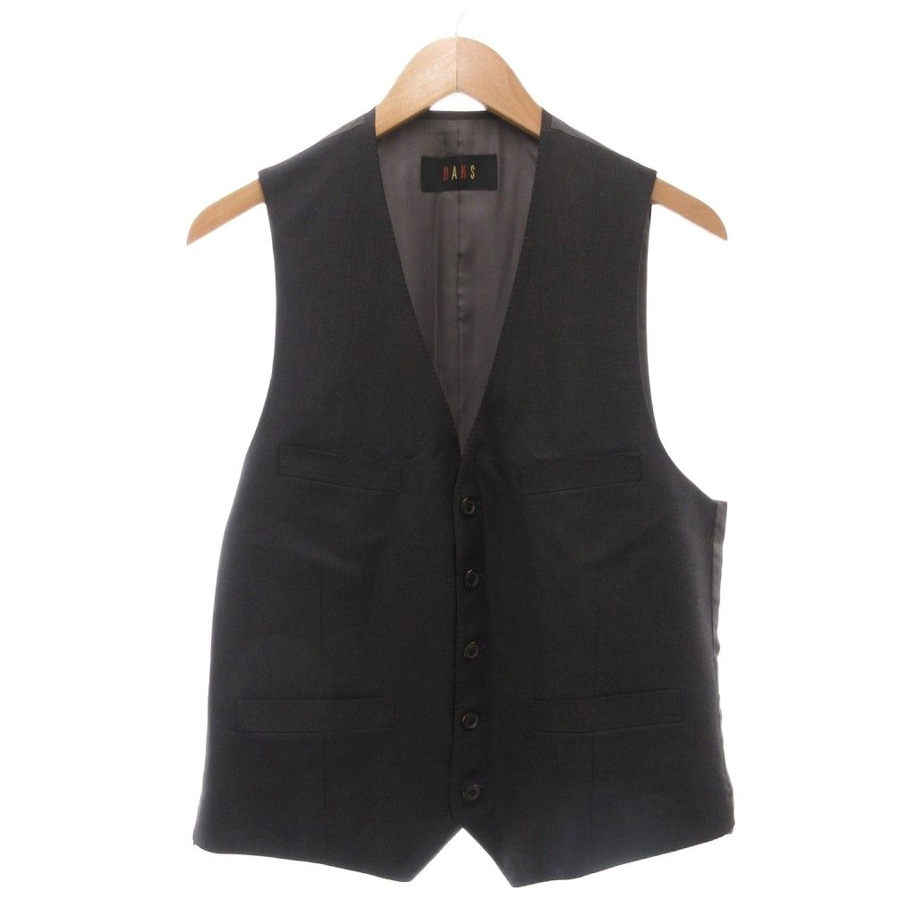 ダックス DAKS 2点セット テーラードジャケット ベスト ジレ A7 総裏地