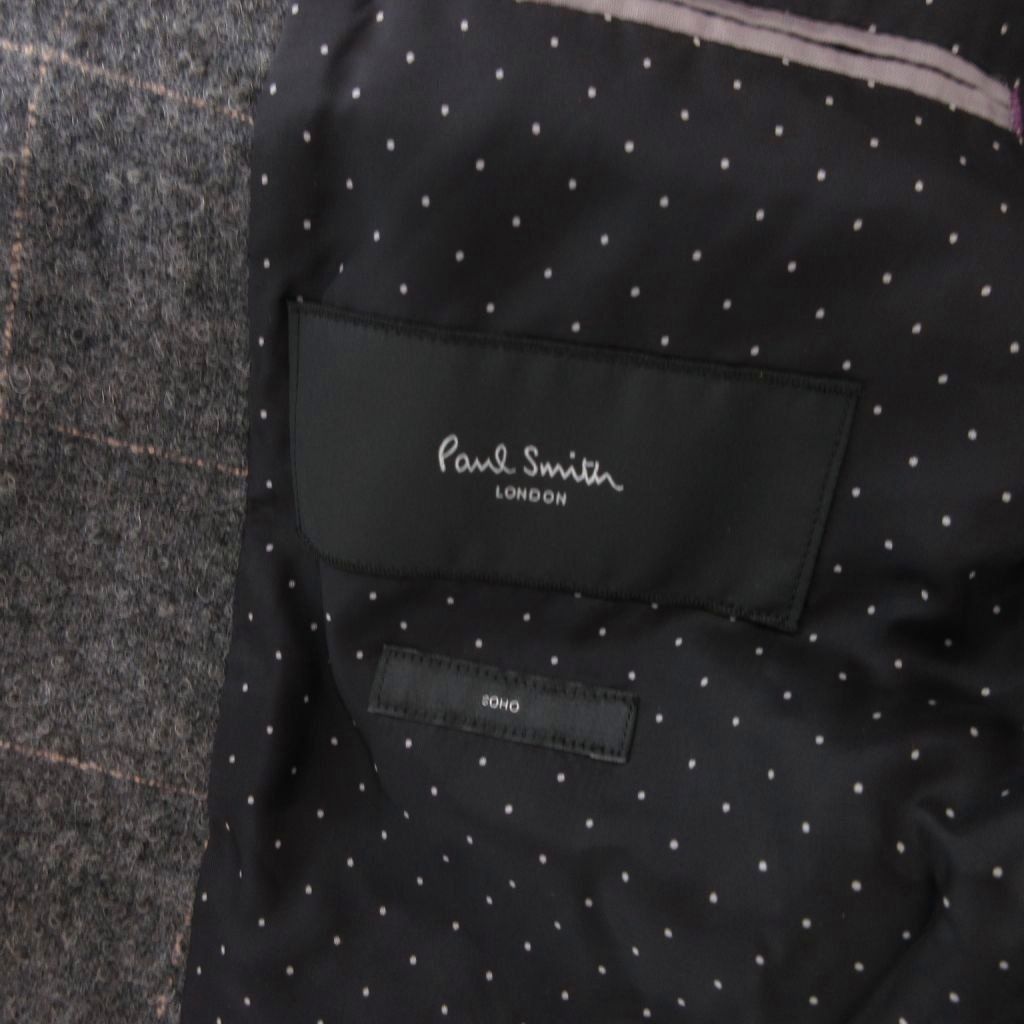 ポールスミス PAUL SMITH SOHO テーラードジャケット チェック柄