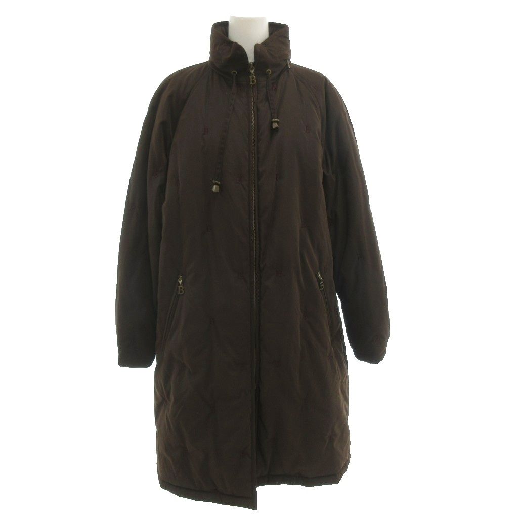 バーバリー ロンドン BURBERRY LONDON 中綿ロングコート ジップアップ