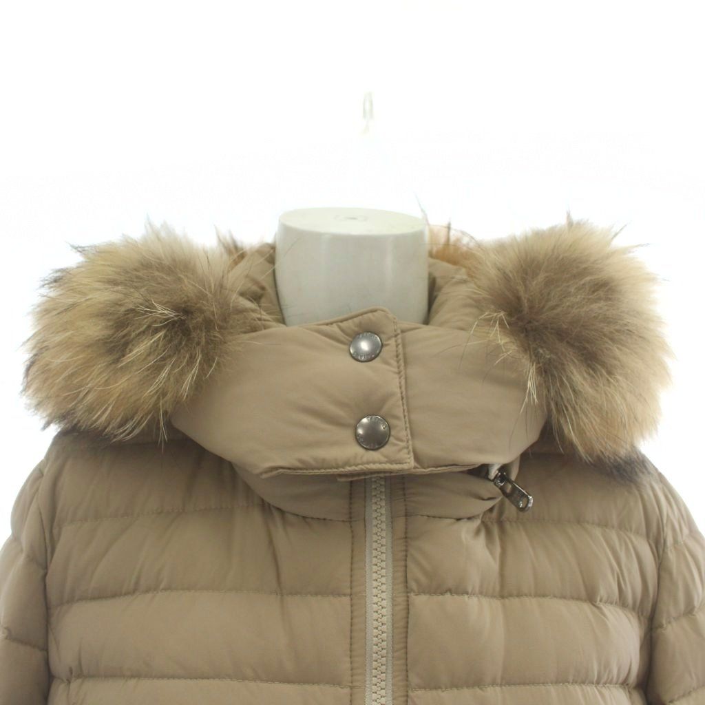 タトラス TATRAS ダウンコート ポーランドラクーンファー フード