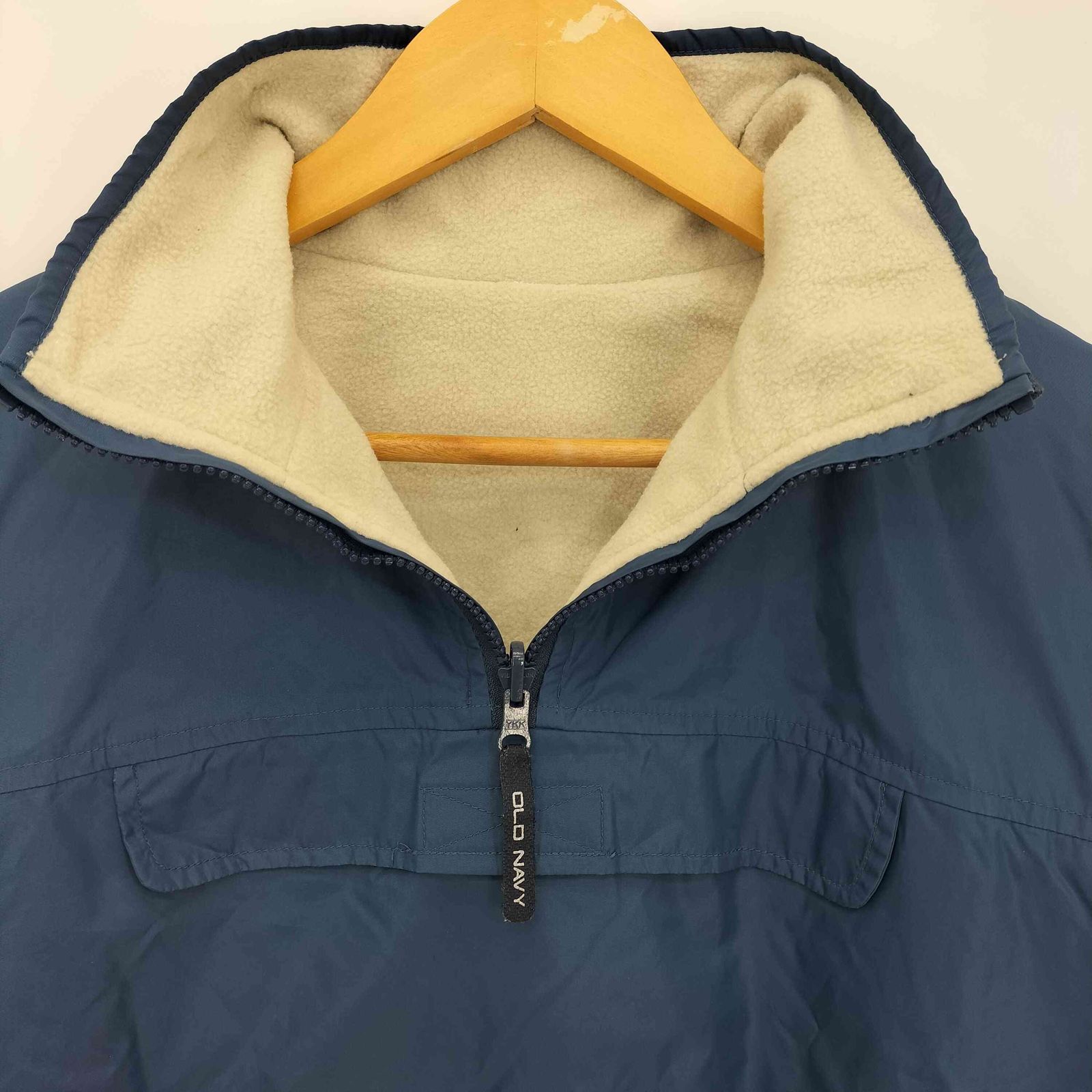 オールドネイビー OLD NAVY 90s 裏地フリース ハーフジップ