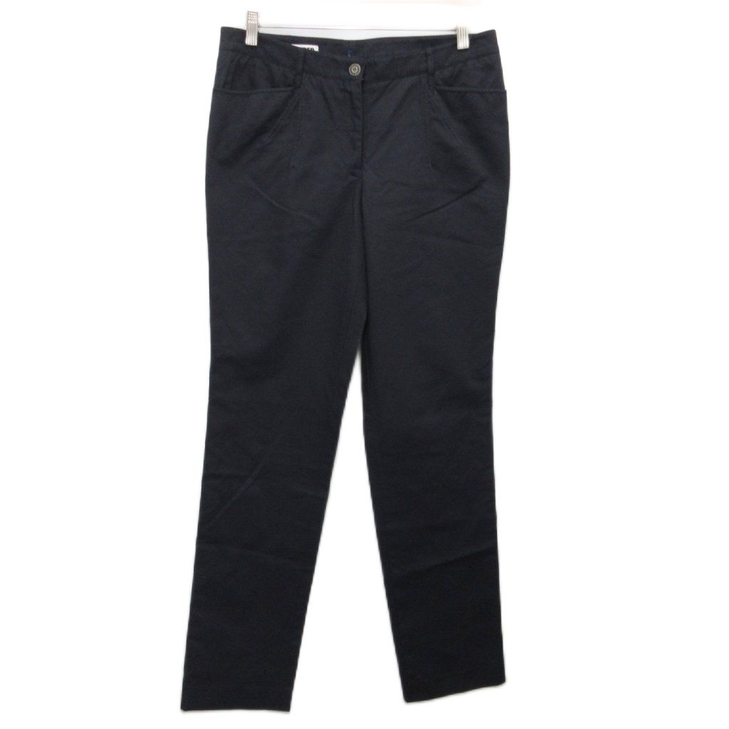 定番】JIL SANDER ネイビー イージースラックスリラックスフィット