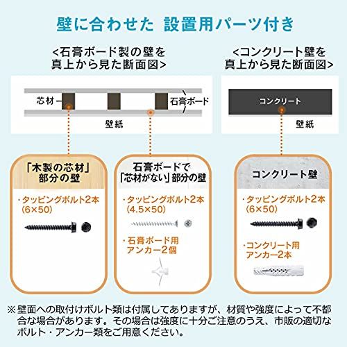  壁掛けラック 棚 プレーヤー設置 スピーカー棚 耐荷重5 kg 100 21315 c 71 その他 キッチン 食器