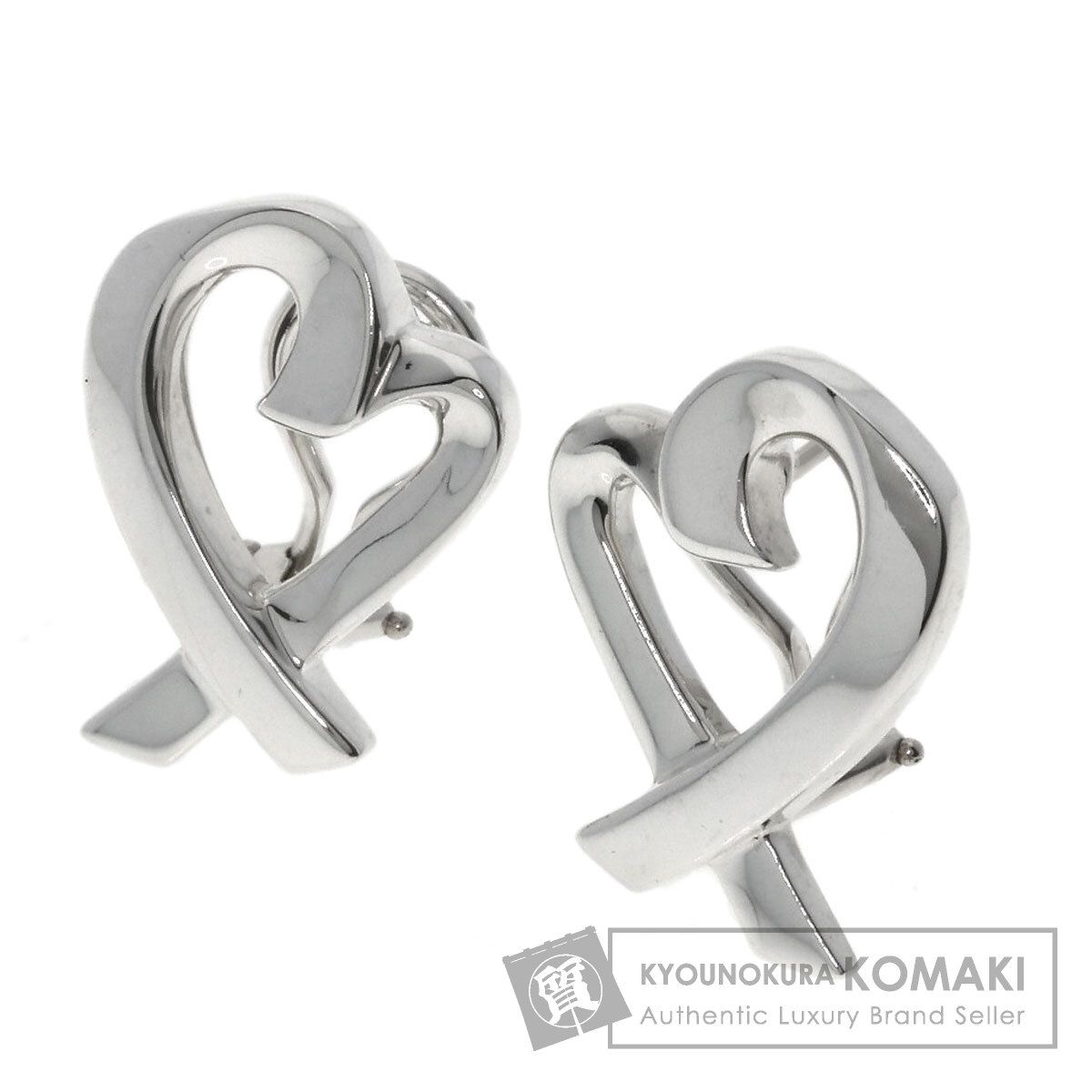 TIFFANY&Co. ティファニー ラビングハート ピアス SV レディース 