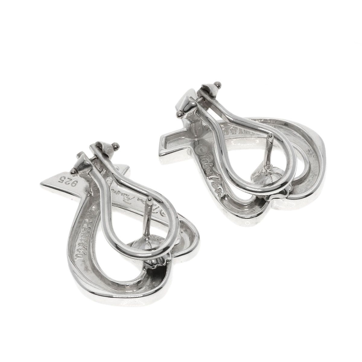 TIFFANY&Co. ティファニー ラビングハート ピアス SV レディース 