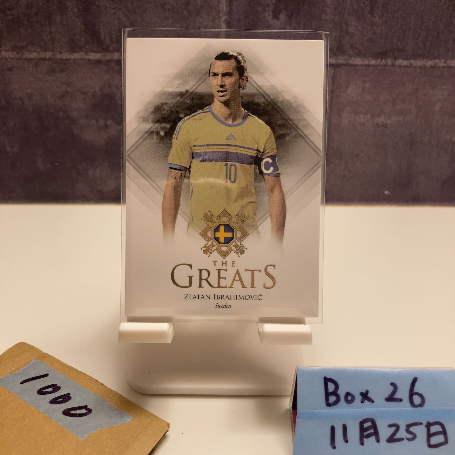 2024 Futera Unique Zlatan Ibrahimovic AC Milan The Greats カード