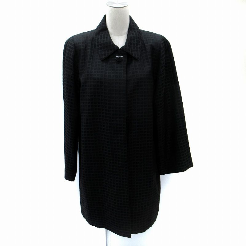 ピエールカルダン Pierre Cardin ステンカラーコート ロング丈 総柄 9