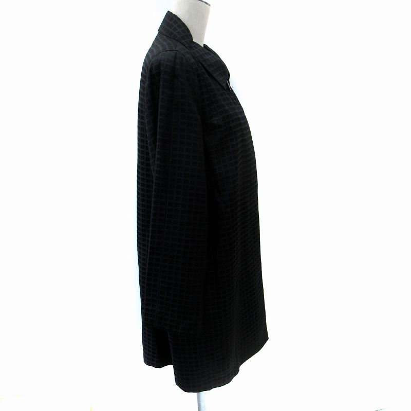 ピエールカルダン Pierre Cardin ステンカラーコート ロング丈 総柄 9