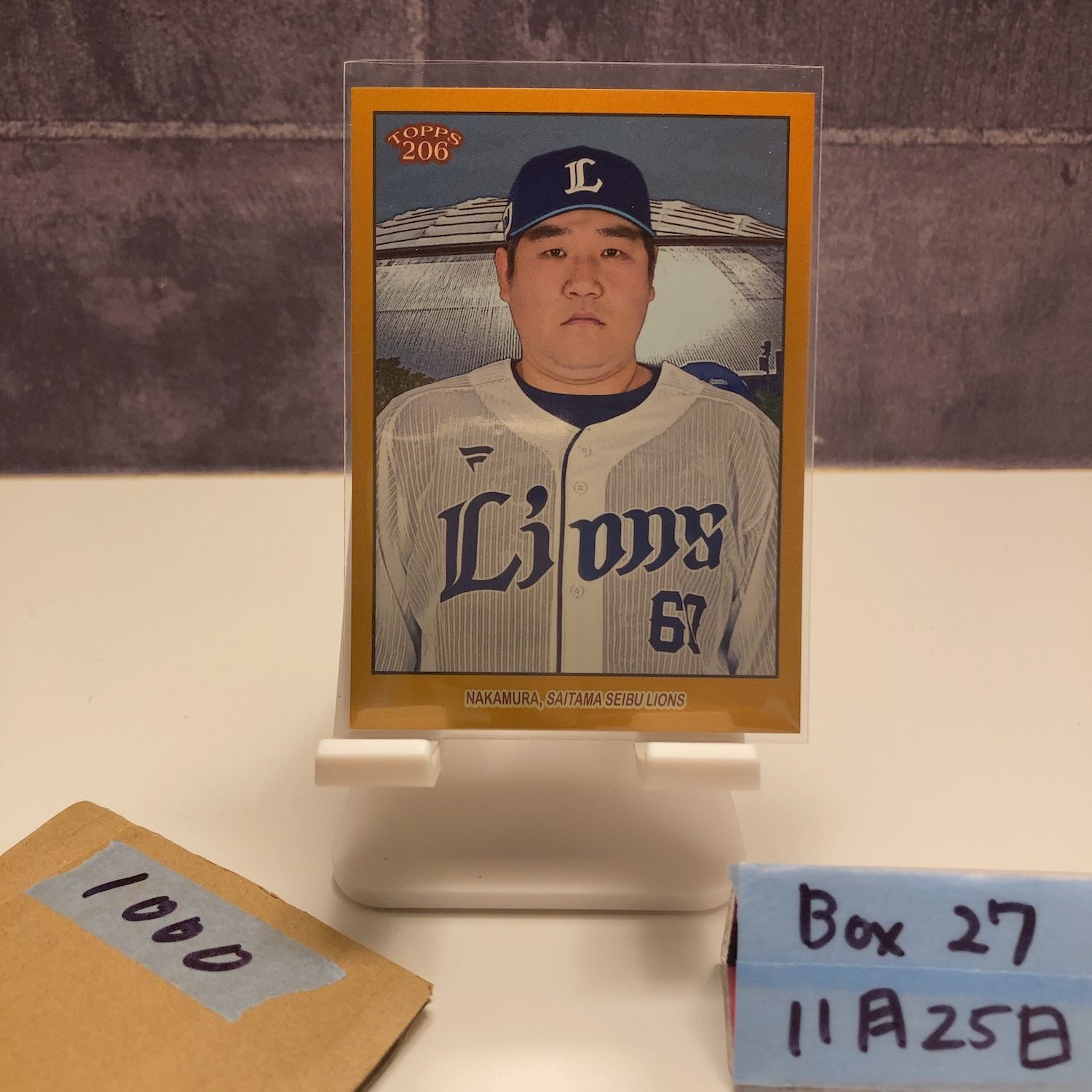 2023 Topps 206 NPB 中村剛也 Takeya Nakamura 15/50 埼玉西武