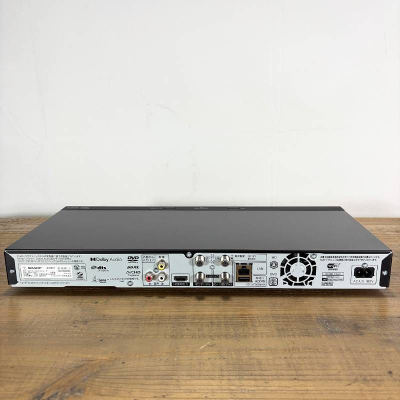 SHARP ブルーレイレコーダー AQUOS（アクオス） 2B-C10ET1 BD