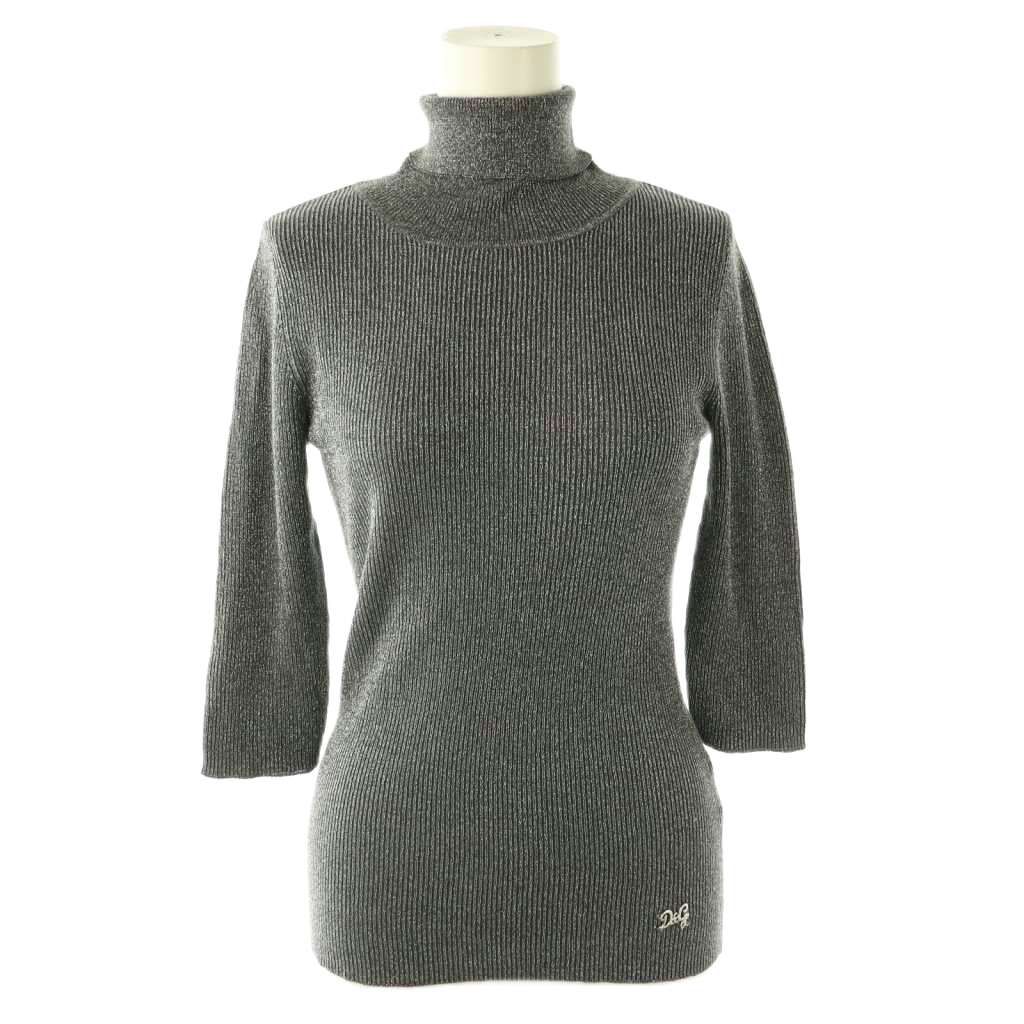 D&G/ドルチェアンドガッバーナ/タートルネック/ワンピース/美品❣️ ディー&ジー ドルガバ ドルチェ&ガッバーナ D&G ニット カットソー