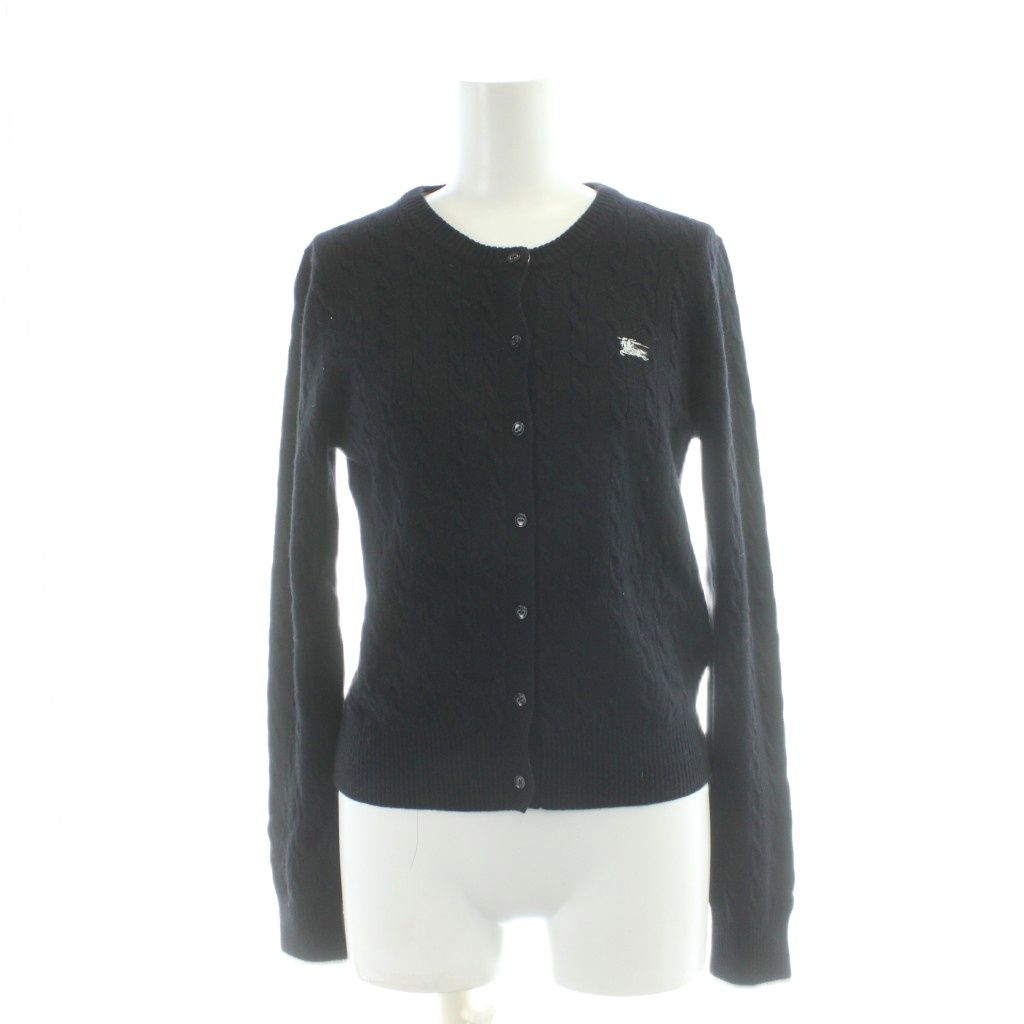 バーバリーブルーレーベル ウール カーディガン ニットジャケット 38 Y2K バーバリーブルーレーベル BURBERRY BLUE LABEL カーディガン ウール
