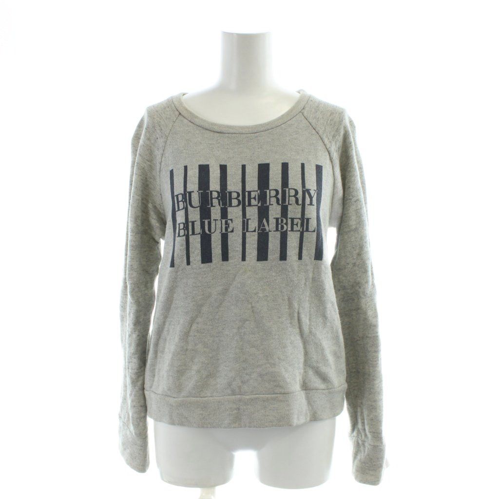 バーバリーブルーレーベル BURBERRY BLUE LABEL スウェットシャツ 38