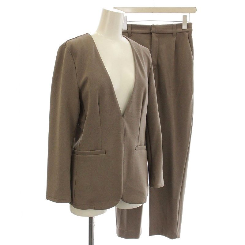 極美品✨ナノユニバース セットアップ ノーカラー 洗える 通気性 38