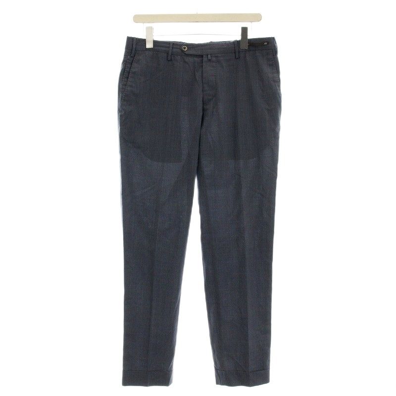 ピーティーゼロウーノ PT01 EVO FIT スラックス パンツ チェック柄