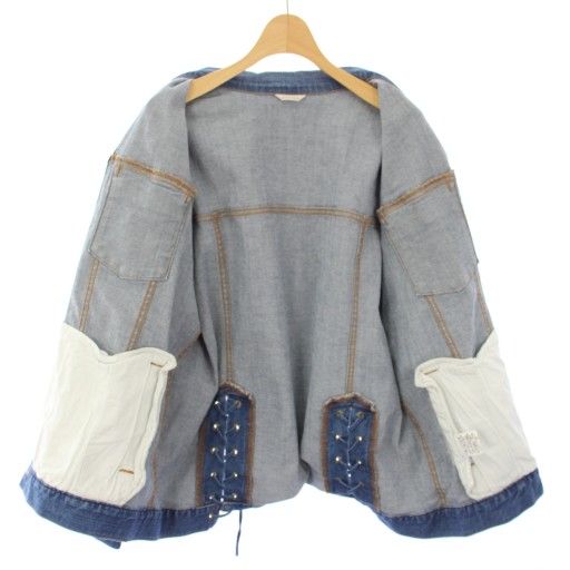 まゆり。Rose Tiara ビーズ装飾デニムジャケット まゆり。Rose Tiara